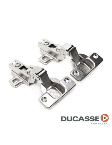 Bisagra Curva Cierre Suave 35mm Ducasse Pack 2UND