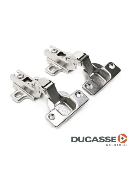 Bisagra Curva Cierre Suave 35mm Ducasse Pack 2UND