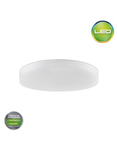 Luminaria LED Frameless 24W Luz Cálida