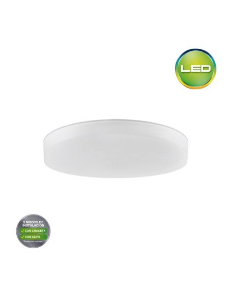 Luminaria LED Frameless 24W Luz Cálida
