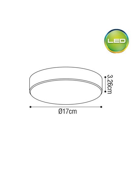 Luminaria LED Frameless 24W Luz Cálida