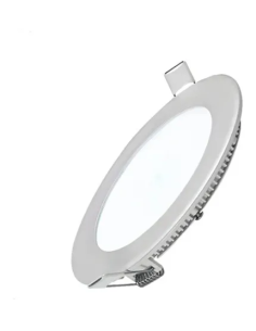 Foco Panel Led 12w Embutido Redondo. Pack 10 Und