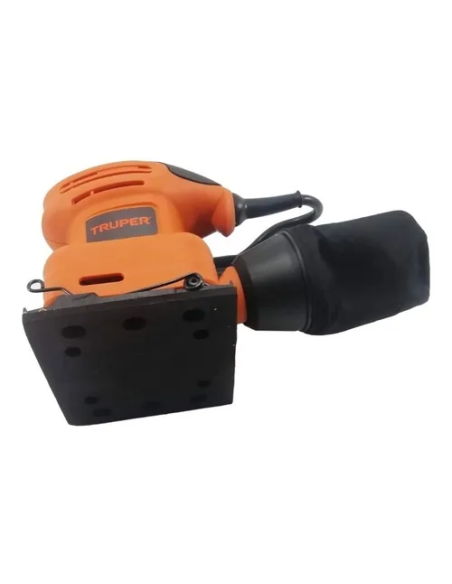 Lijadora profesional orbital Truper LIOR-1/4A2 naranja 60Hz 200W 120V