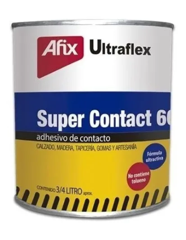 Afix Super Contact 60 3/4 Litro (adhesivo Contacto)