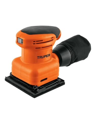 Lijadora profesional orbital Truper LIOR-1/4A2 naranja 60Hz 200W 120V