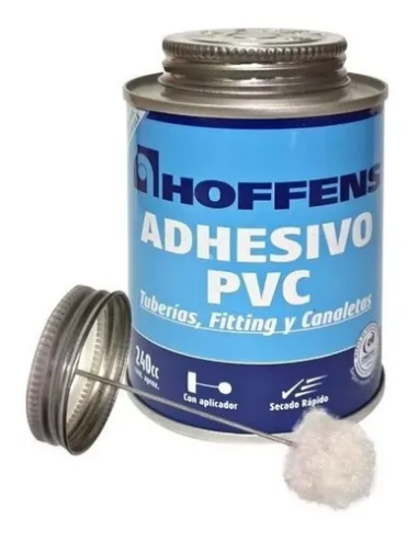 Adhesivo Pvc Hoffens 240cc S/r Lata