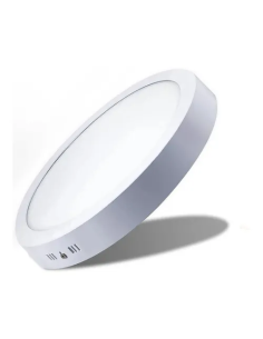 Pack 10 Focos Led Panel Sobrepuesto Redondo 6w Luz Fria