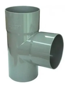 Pack 5 Tee Pvc Sanitario Gris 110mm