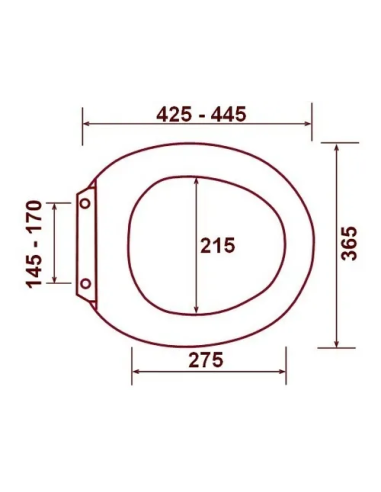 Tapa Asiento Para Wc Blanca Universal