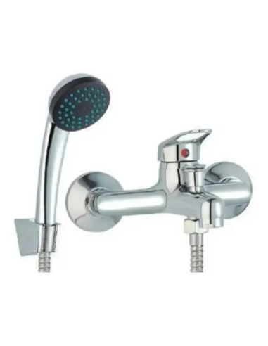 Llave Tina Ducha Monomando Cromada Taumn